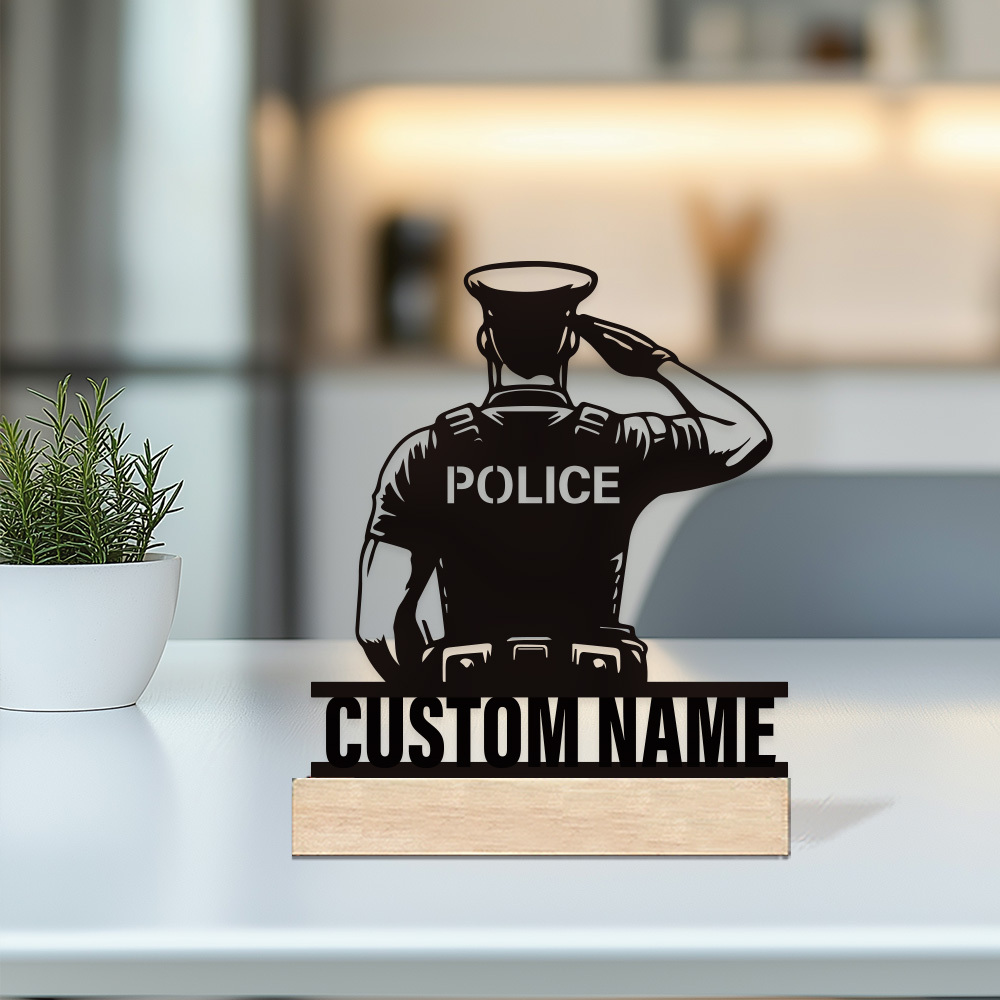 Office Furniture Table - Badge de police en métal personnalisé,