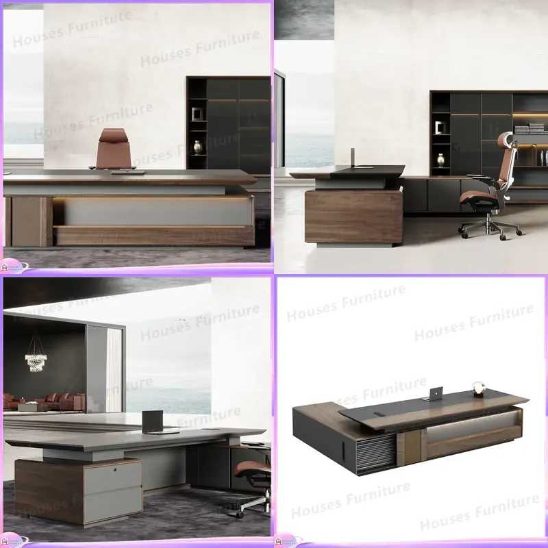 Office Furniture Table - Bureau de direction de luxe en