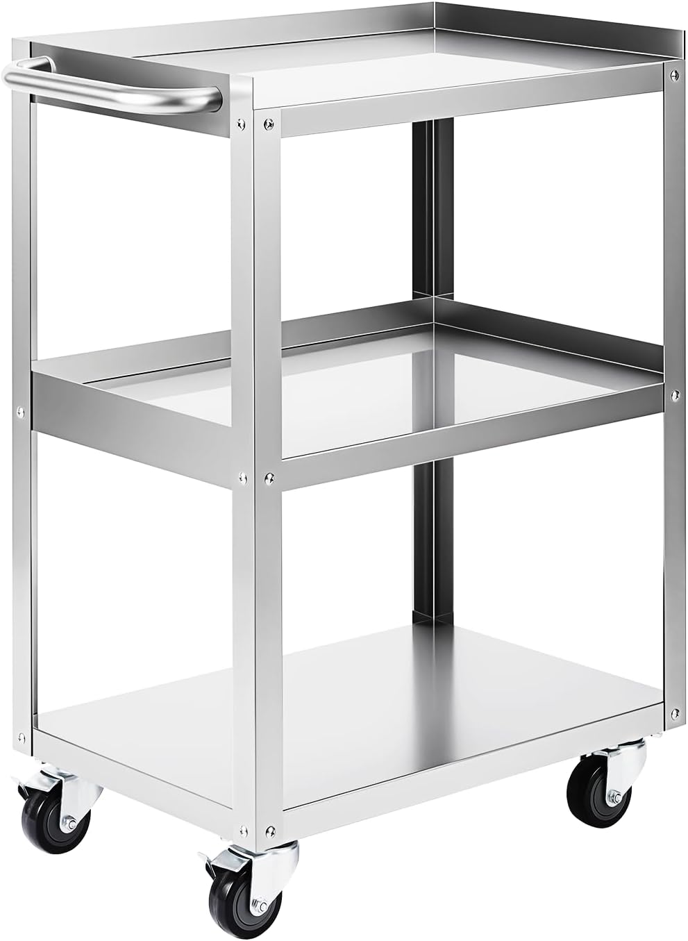 Office Supply Cart - Chariot utilitaire roulant à 3 niveaux