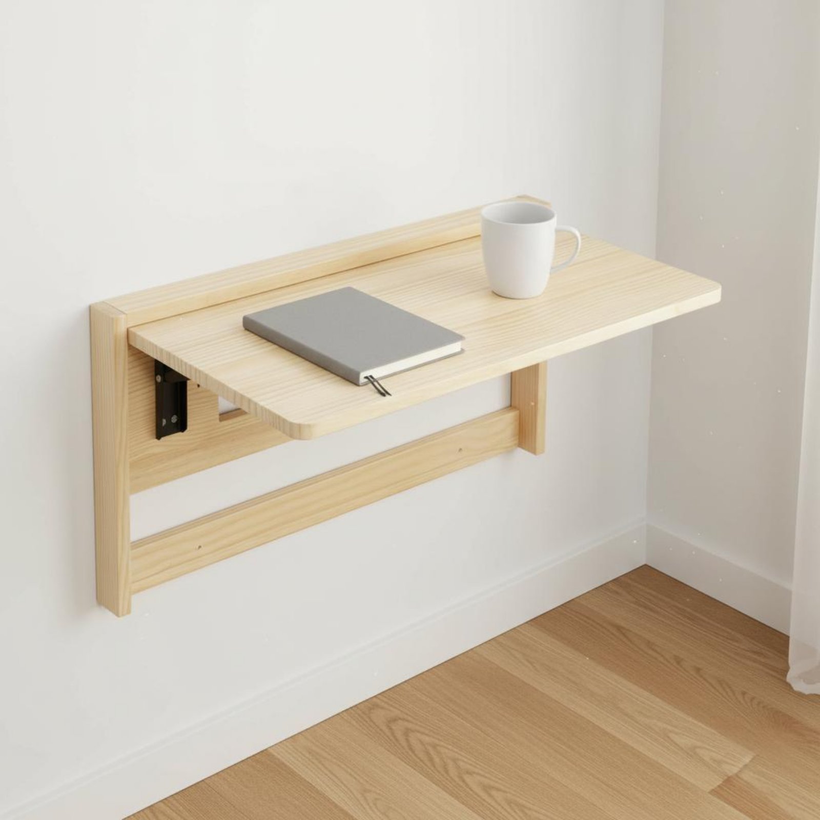 Table murale pliante en bois,  - Wall Mounted Desk Fold avis et prix