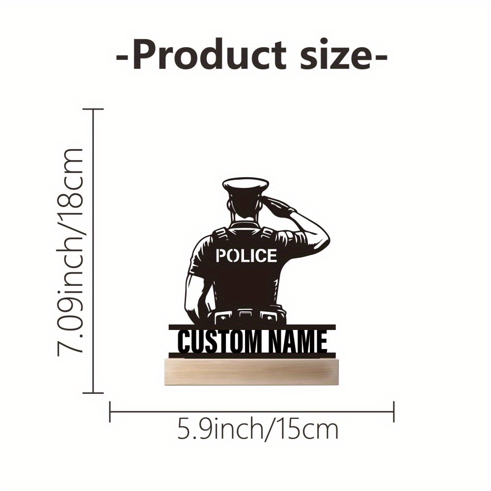 Badge de police en métal perso - Office Furniture Table avis et prix