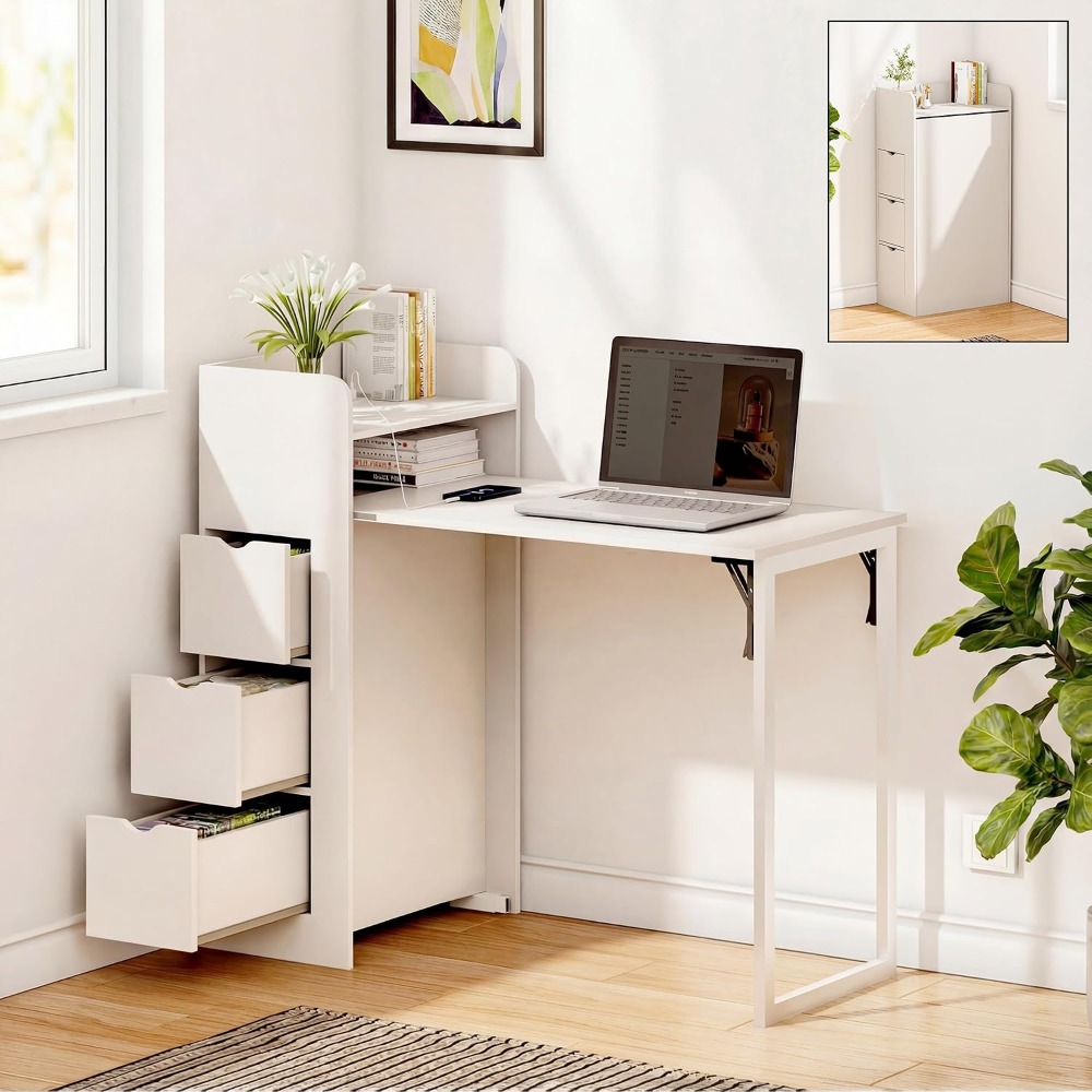Bureau mural pliable, bureau d - Wall Mounted Desk Fold avis et prix